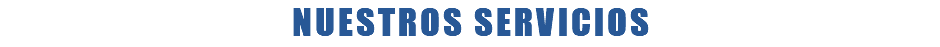 NUESTROS SERVICIOS